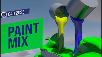 C4D 2023 Pyro Paint Mixing