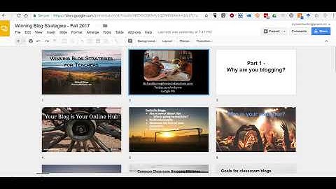 How to use grid view in Google Slides