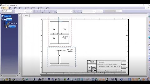 Drafting in CATIA Part 2