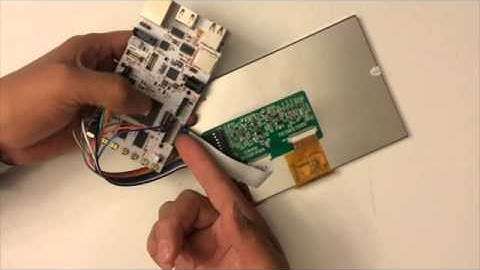 1024x600 7" LVDS LCD on Acadia