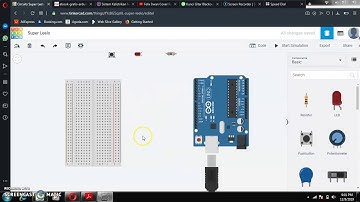 Tugas Rangkaian Arduino Mengendalikan Lampu LED dengan Pushbutton