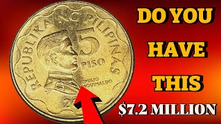 TOP 1 KOIN PALING BERHARGA! 5 KOIN PISO REPUBLIKA NG PILIPINAS BERHARGA UANG BESAR ?! UANG ?