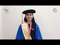 Wisuda BINUS 63- Sambutan Wisudawan Wisudawati Terbaik