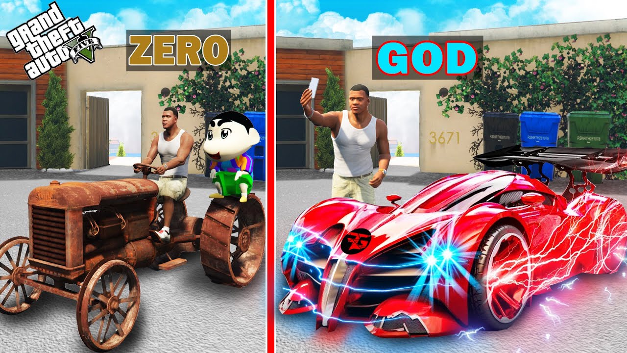 GTA 5 : Franklin Bring Ugly Tractor To Make Most Unique God Car In GTA 5 ! (GTA 5 Mods)