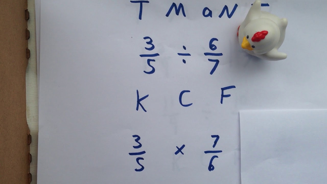 Dividing Fractions Memory Trick YouTube