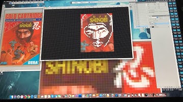 190821_Shinobi Title game for Arduboy game by KENC