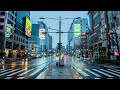Rainy Walk Around Hongdae Streets on the Last Morning of 2023 | 4K HDR