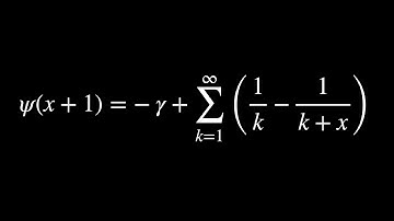 series representation of digamma function
