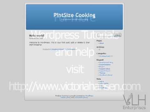 Powweb Installing a Wordpress Blog on Powweb - YouTube