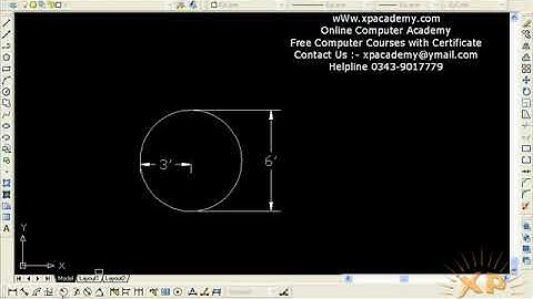 AutoCAD Urdu Tutorial | Arc and Circle
