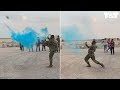 Surprise Military Gender Reveal At Overseas Base