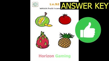 Tricky Brain Story Dop Puzzle LEVEL 92 Which fruit I cannot eat - New Update Gameplay Walkthrough