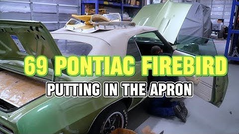 1969 Pontiac Firebird Splash Shield Installation #cars #mechanic #oldcars