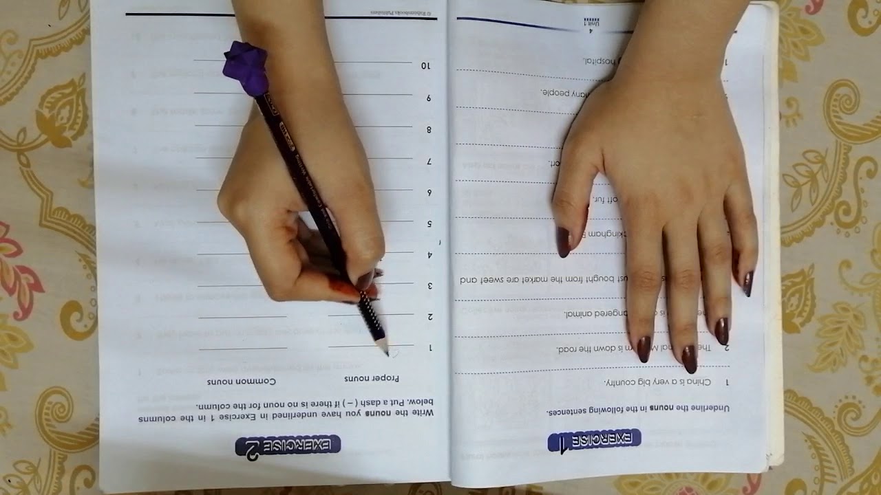 Grade 6 English grammar, Miss Rabbia Amin, Lesson 1 - YouTube