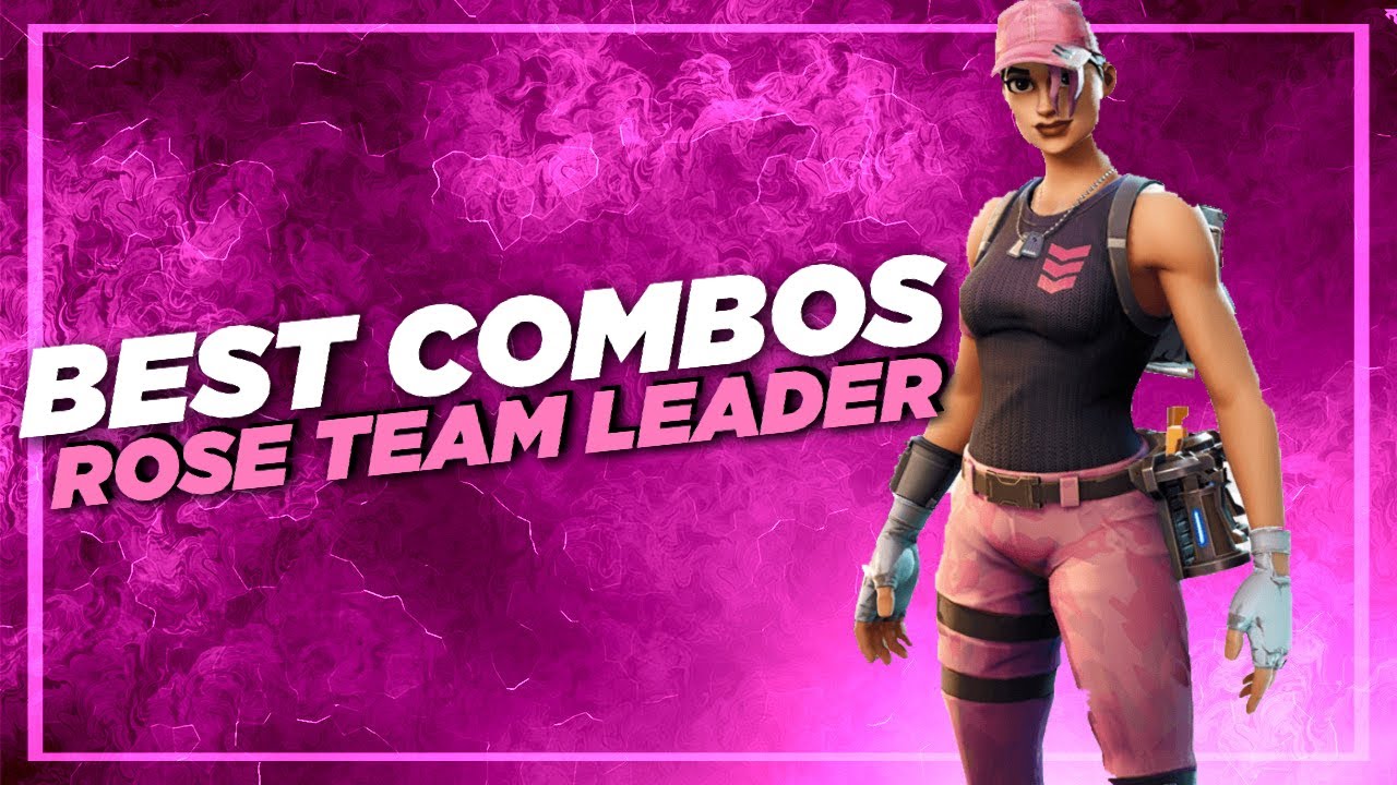 Best Combos Rose Team Leader Fortnite Skin Review YouTube