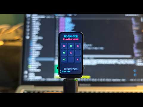 I Made a Tic-Tac-Toe Game on ESP32-S3 Using AI!