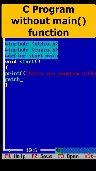 C Program without main () function Part 67 | C Programming # ...