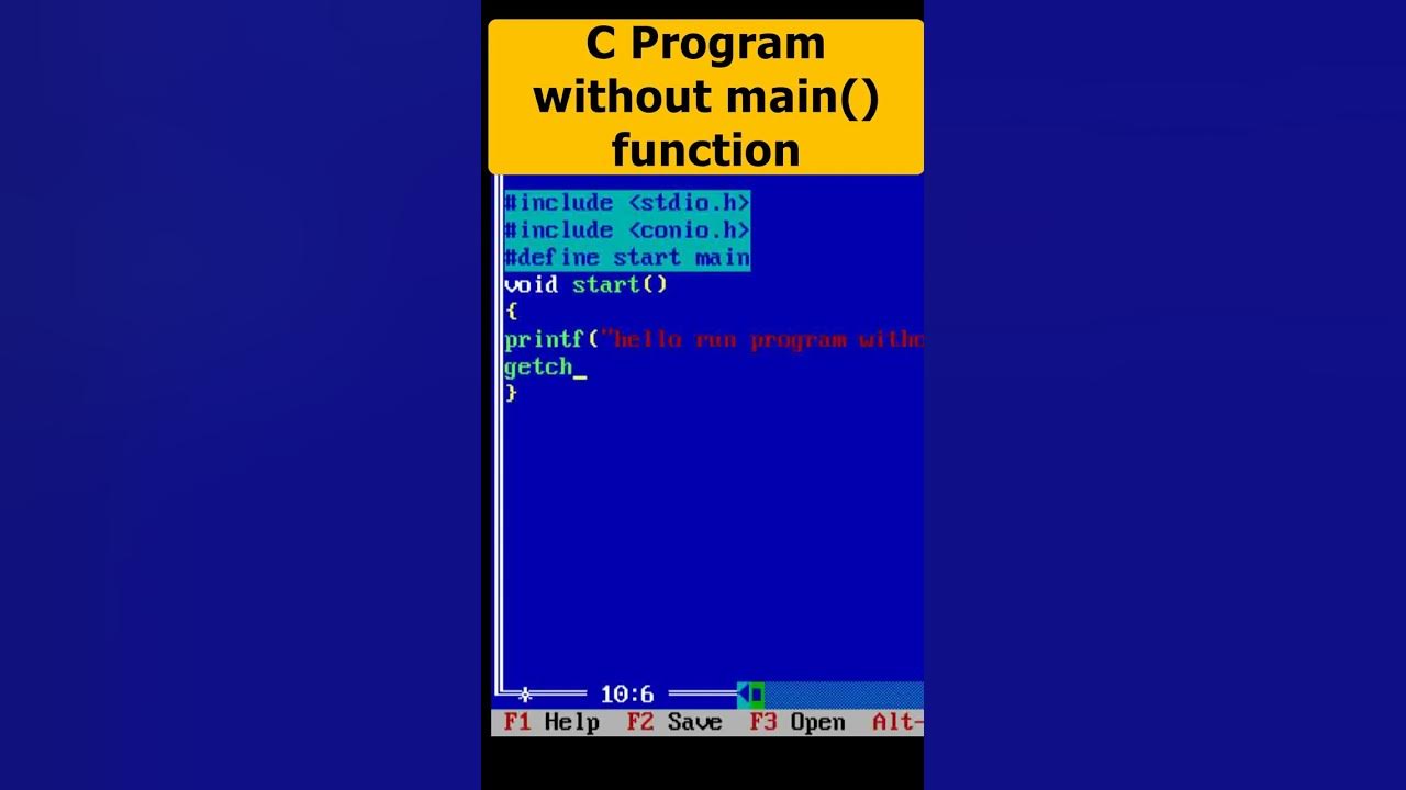 C Program without main () function Part 67 | C Programming # ...