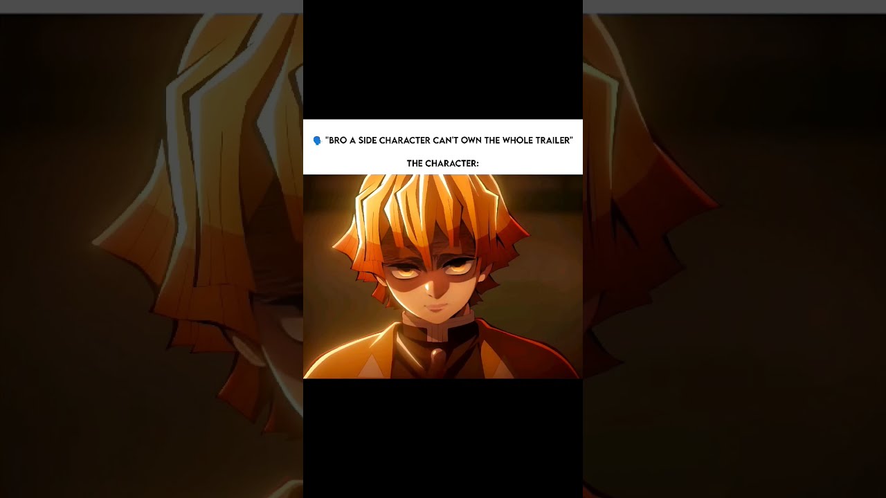 THE AMOUNT OF AURA THIS BOY HOLD IN THISE NEW MOVIE DEMONSLAYER EDIT Zenitsu Anime Luffy Fyp