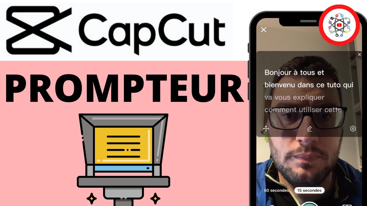 Application de Prompteur Gratuit iPhone et Android grâce à CapCut YouTube