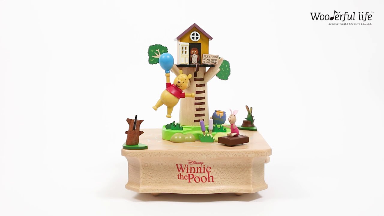 送料無料】台湾 【くまのプーさん】ディズニーサークルオルゴール