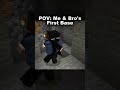 POV: The First Base in Minecraft