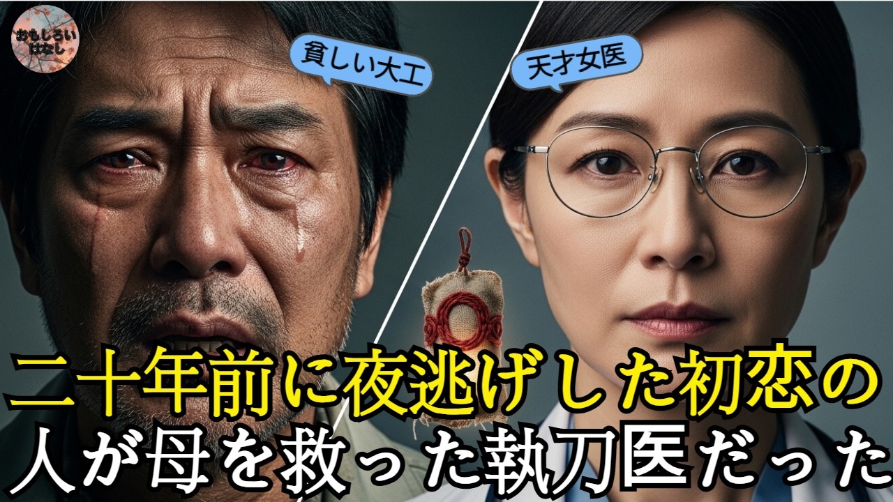 💔二十年前に夜逃げした初恋の人が母を救った執刀医だった