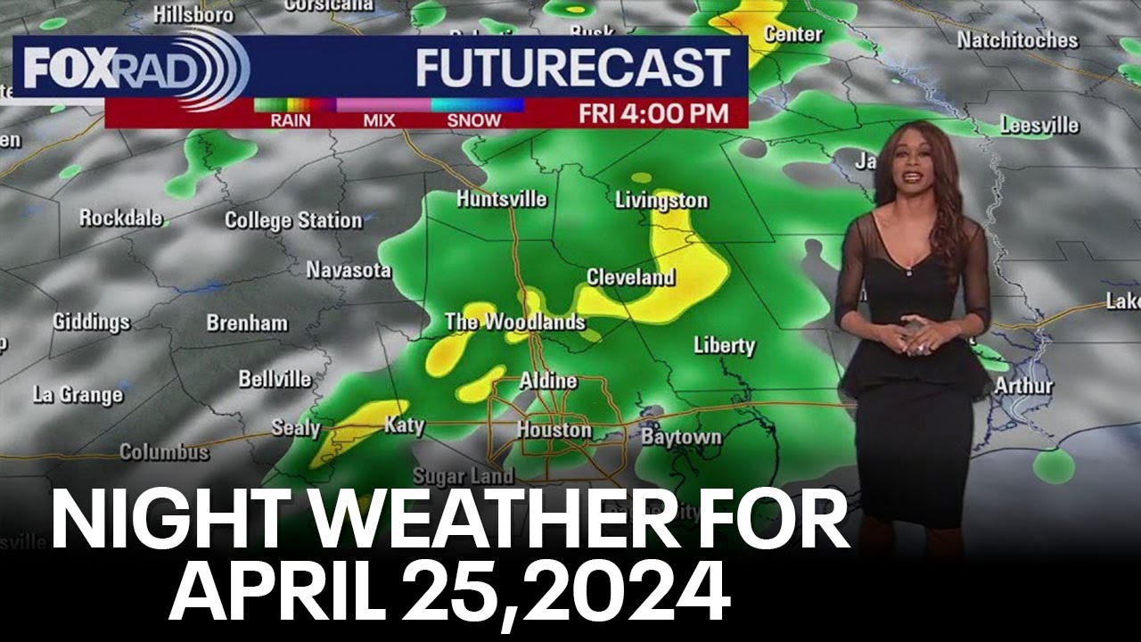 Houston weather: Warm, slight winds Thursday night in the 70s - YouTube