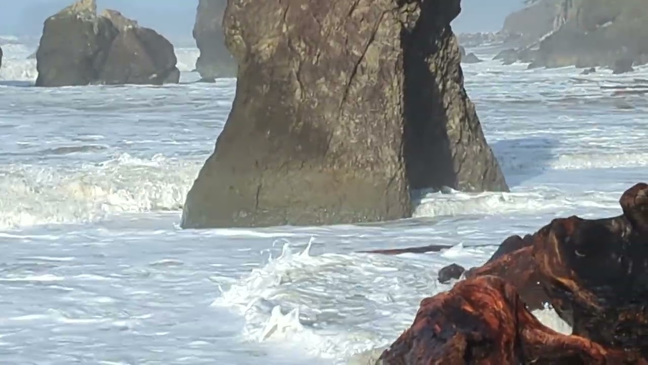 Becky in Ruby Beach e