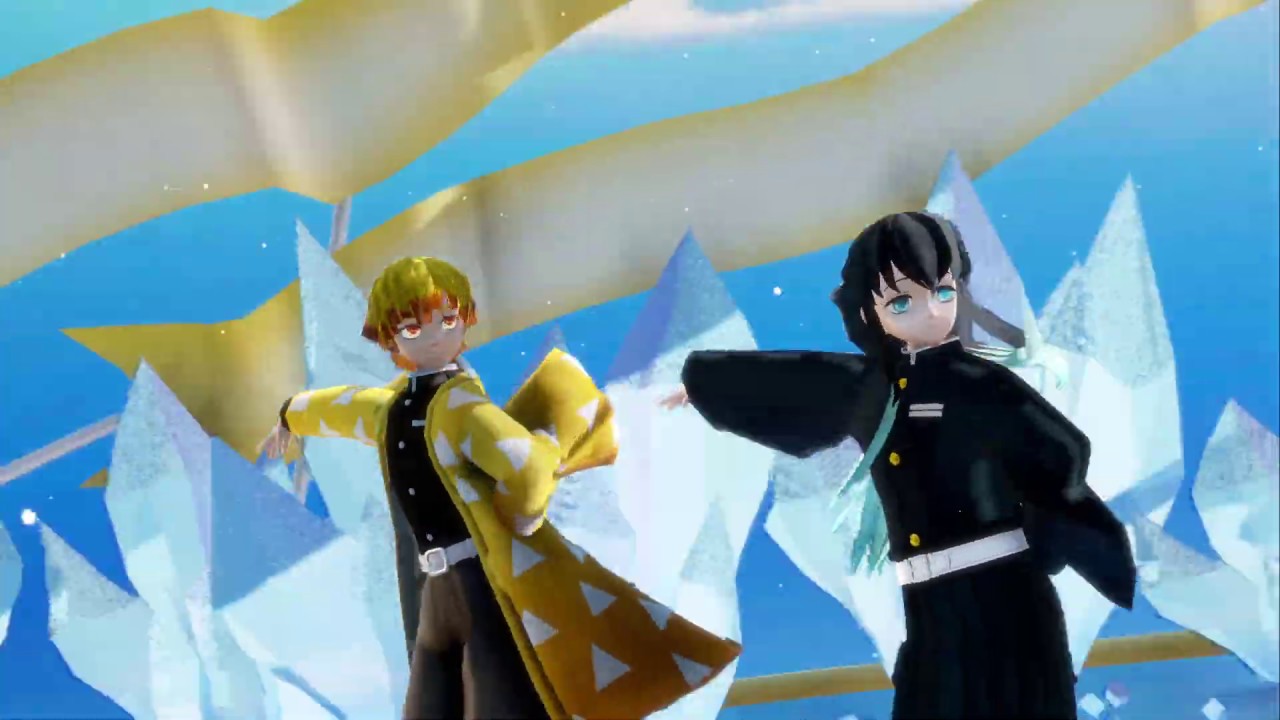 【MMD】善逸&無一郎の一騎当千(鬼滅の刃)