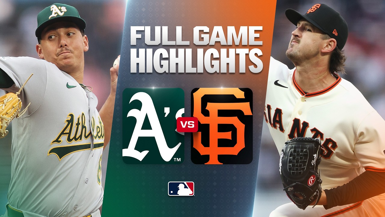 ATHLETICS vs. GIANTS Full Game Highlights (6/24/26) | MLB Highlights (Jung Hoo Lee)