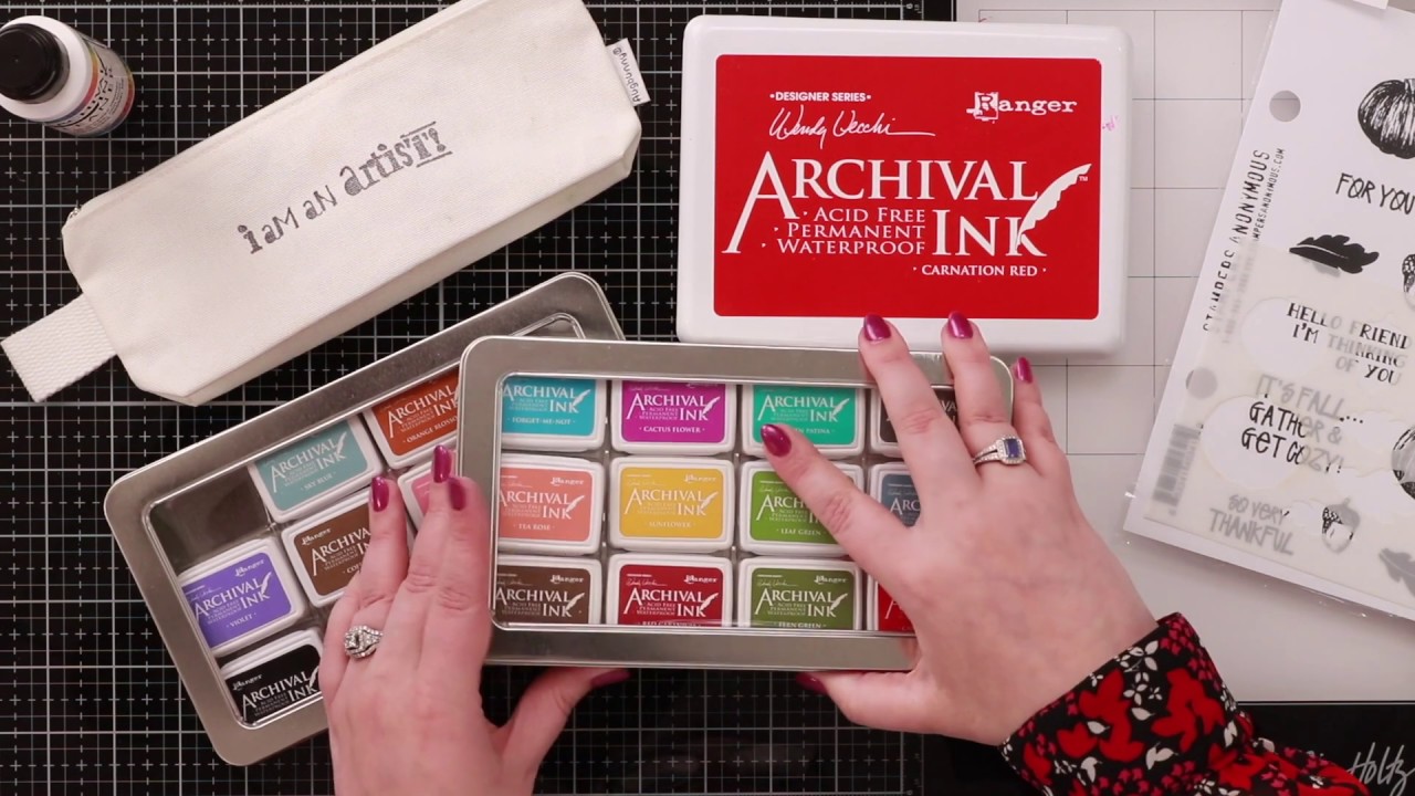 The Best Tips for 3 Ranger Archival Ink Pad Inktoberfest Day 25 YouTube