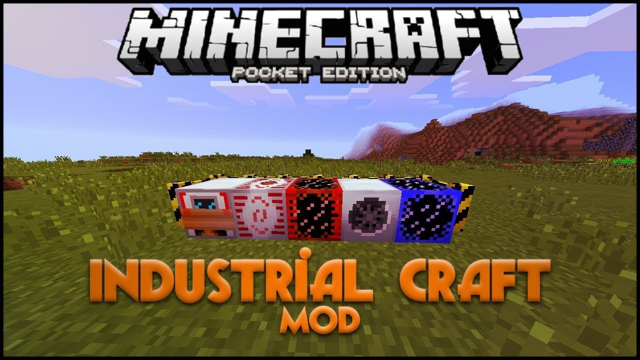 O mod industrial craft para o minecraft pe 1.0.0 oficial - YouTube