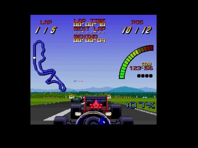 Newman-Haas Indy Car Featuring Nigel Mansell (SNES - SFC