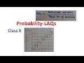 Probability | LAQs | Class X