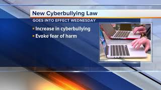 New cyberbullying law goes into effect Wednesday
