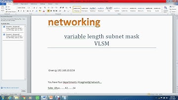 VLSM  variable length network subnetting   IPV4  FULL VIDEO