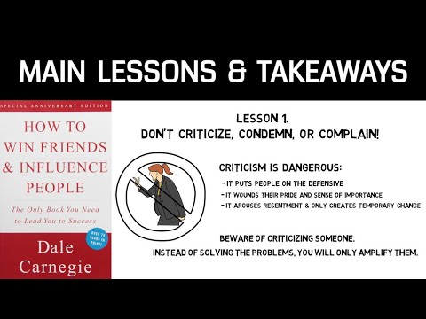 How to WIN FRIENDS and INFLUENCE PEOPLE by Dale Carnegie | TOP 9 LESSONS | Animated Summary