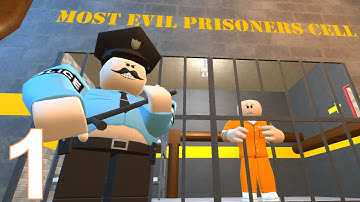 Obby Prison Escape from Barry Gameplay Walkthrough 1 (Android/iOS)