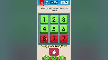 IQ Boost Level 154 – Move chips so that they all turn into green #iqboost #mobilegame #games #shorts