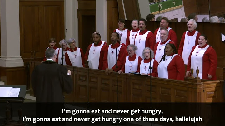 "God's Gonna Set This World on Fire"   Moses Hogan | Chancel Choir | Jun  22, 2025
