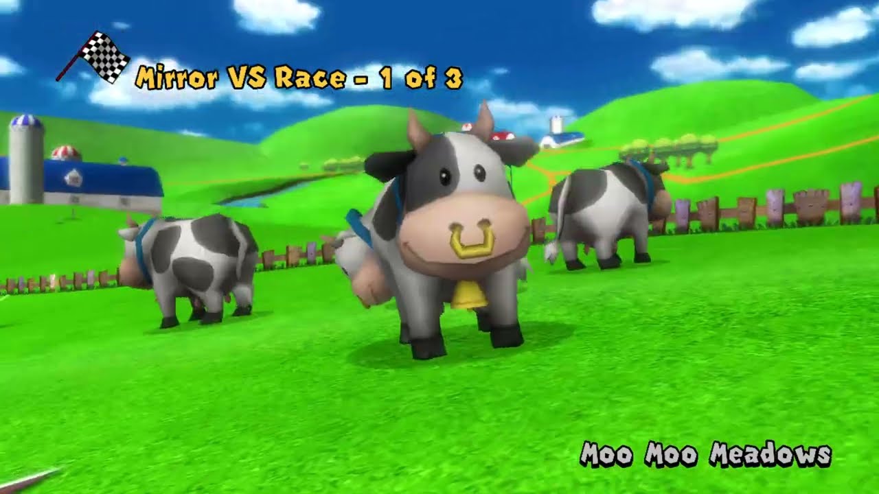 Mario Kart Wii ✦ 4 Players #549 (3 Tracks) Mirror