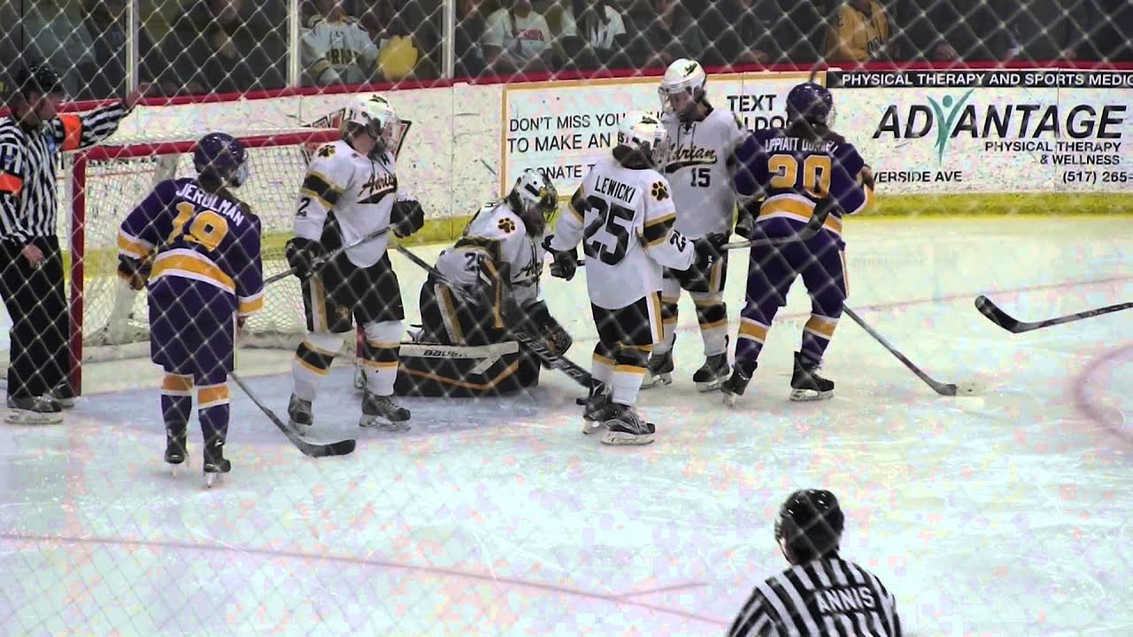Elmira College Women's Ice Hockey vs. Adrian College Highlights YouTube