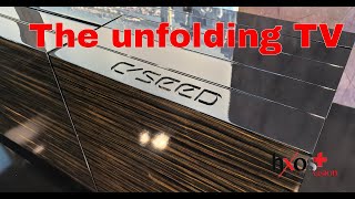 137-inches unfolding Micro  LED TV | C SEED Unfolding TV