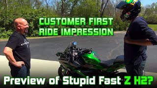 Ninja H2SX Stock 2 Brock Customer First Ride Reaction