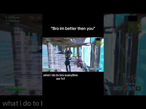 When bro says he’s better than you💀💀 #fortnite #fortniteclips #fortnitememes #bad
