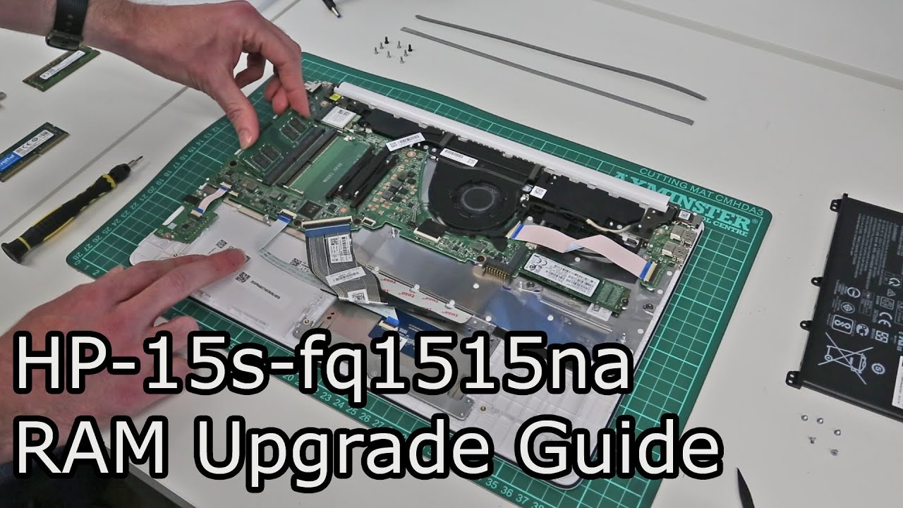 Gennemvæd morder fremsætte HP 15s-fq1515na RAM Upgrade Guide - YouTube