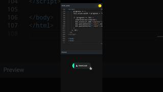 ⬇️ Create an Animated Download Button in HTML + CSS + JS 💻 #coding #programming #animation