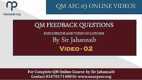 QM Practice Questions Video 2 (Mixed questions)