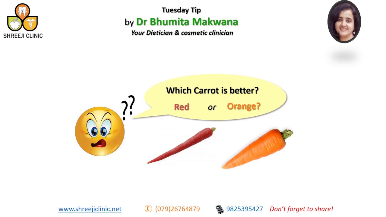 which Carrot is better Red Carrot or Orange Carrot? YouTube